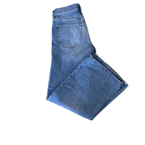 ZARA DENIM HIGH RISE WIDE LEG - Picture 2 of 11